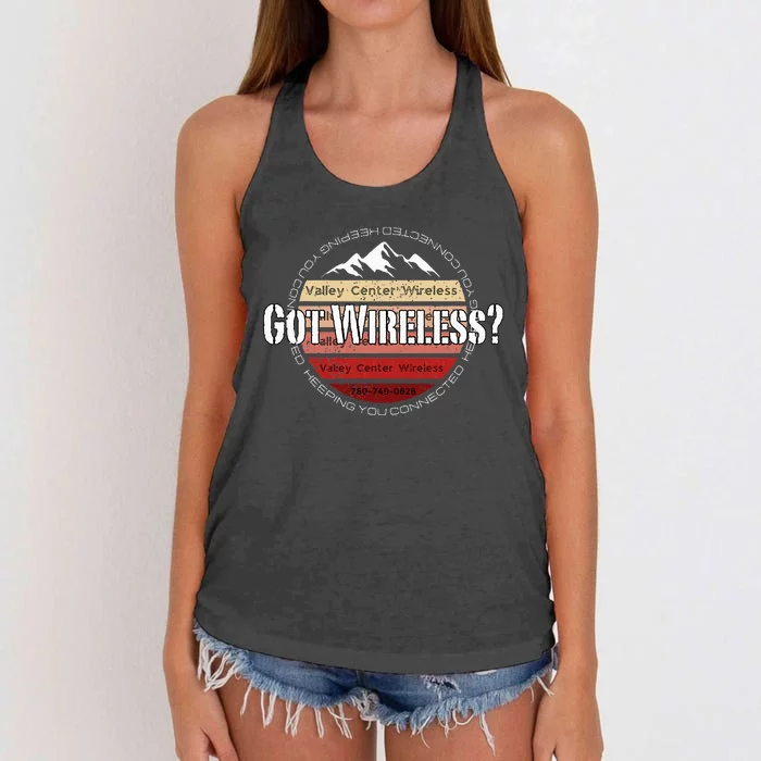 Valley Center Wireless Got Wireless Women's Knotted Racerback Tank