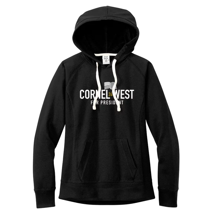 Vote Cornel West President 2024 Design Women's Fleece Hoodie