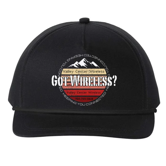 Valley Center Wireless Got Wireless Internet Snapback Five-Panel Rope Hat