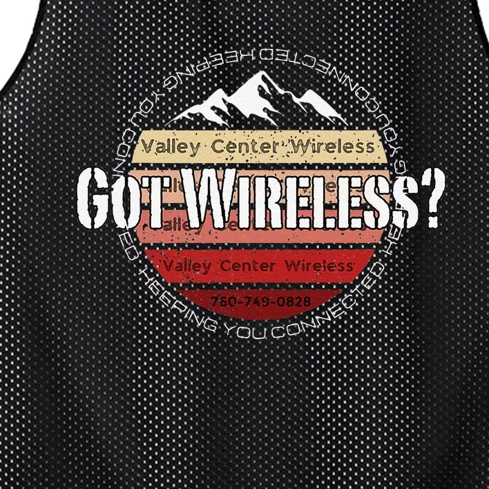 Valley Center Wireless Got Wireless Internet Mesh Reversible Basketball Jersey Tank