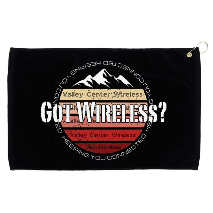 Valley Center Wireless Got Wireless Internet Grommeted Golf Towel