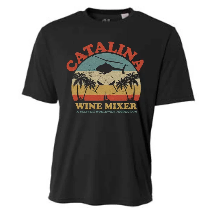 VINTAGE CATALINA WINE MIXER Cooling Performance Crew T-Shirt