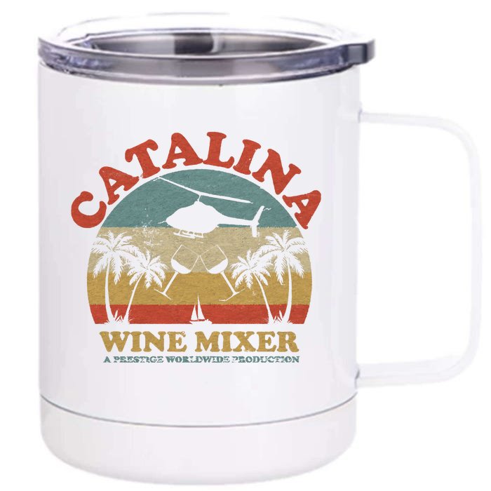 VINTAGE CATALINA WINE MIXER Front & Back 12oz Stainless Steel Tumbler Cup