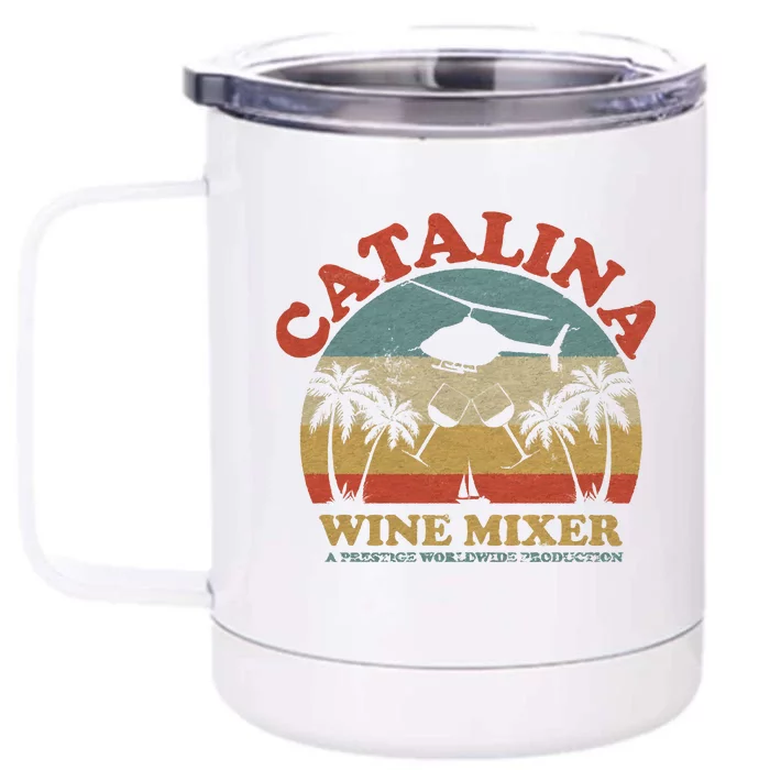 VINTAGE CATALINA WINE MIXER Front & Back 12oz Stainless Steel Tumbler Cup