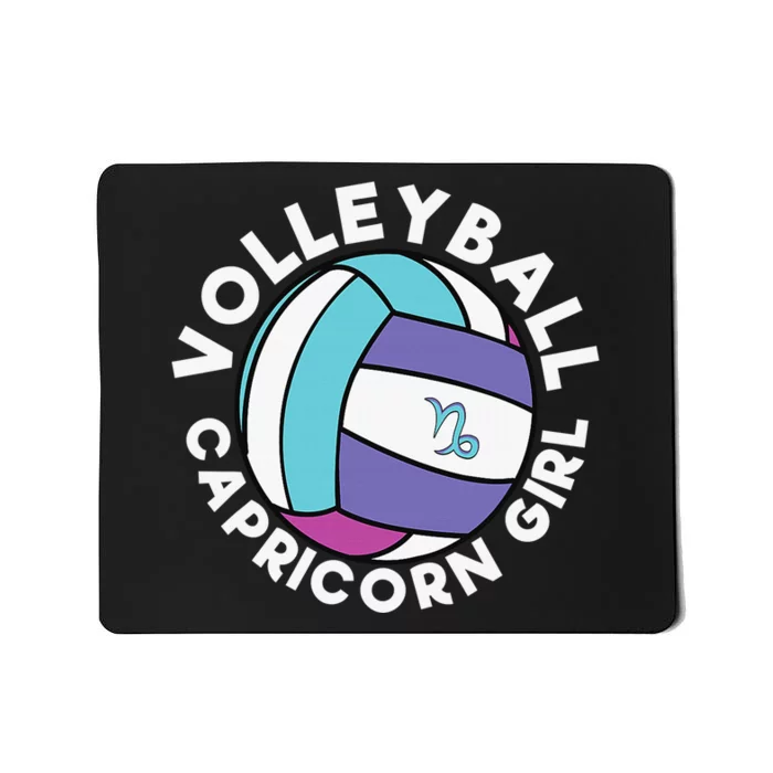 Volleyball Capricorn  Zodiac Volleyball Player Funny Mousepad