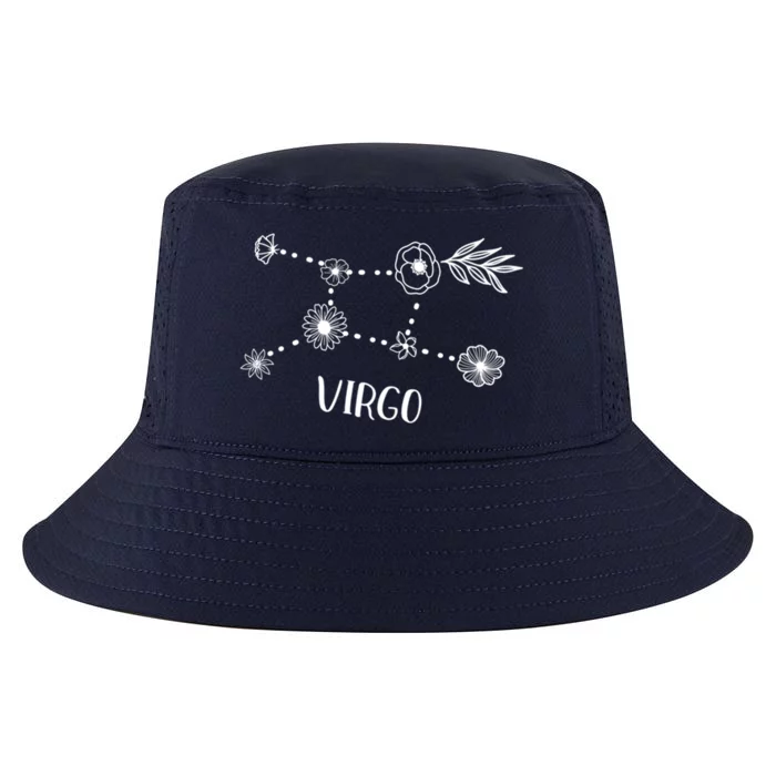 Virgo Constellation Zodiac Floral Cool Gift Cool Comfort Performance Bucket Hat