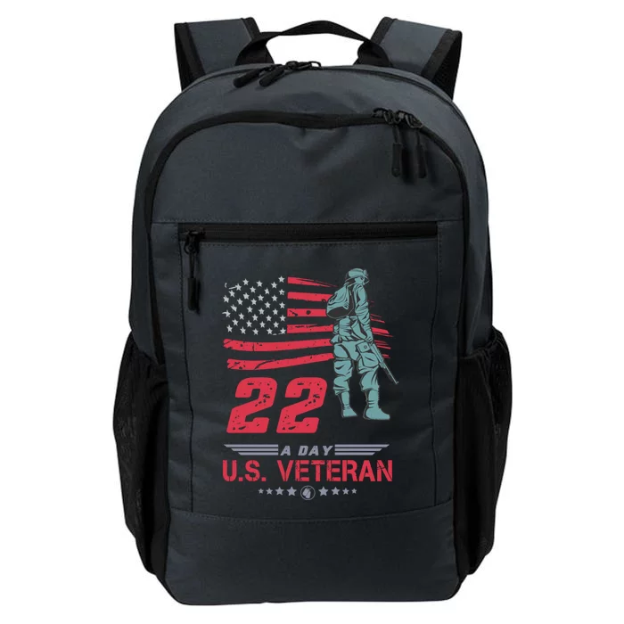 Veteran Day 22 A Day Suicide Awareness Great Gift Daily Commute Backpack