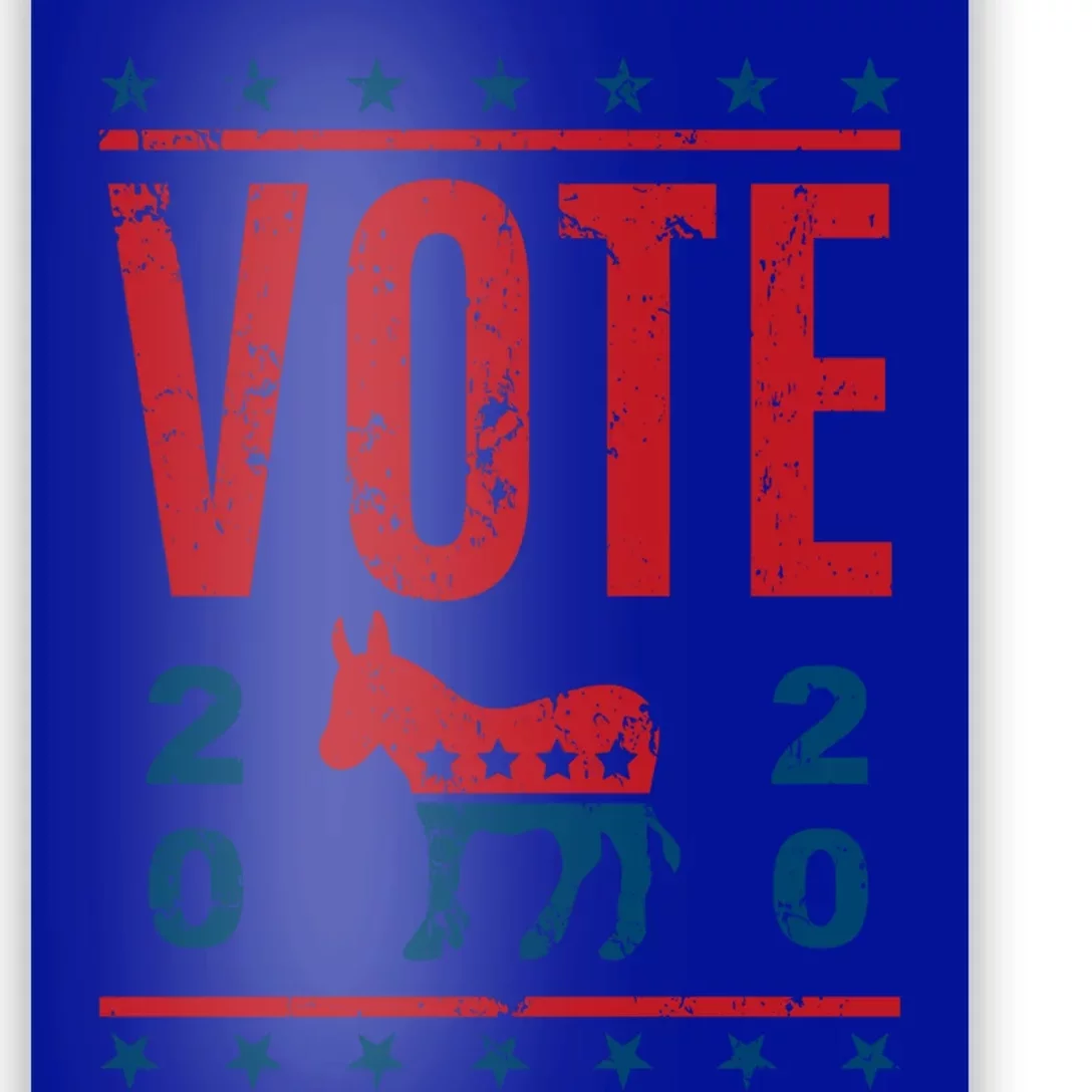 Vote Democrat 2020 Election Donkey Democratic Party Gear Great Gift Poster