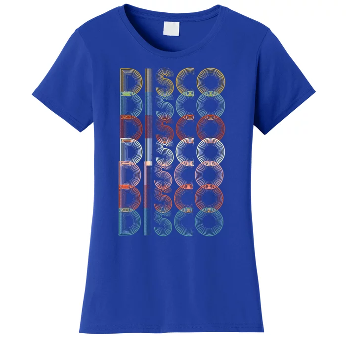 Vintage Disco 70s 80s Music Lover Women's T-Shirt