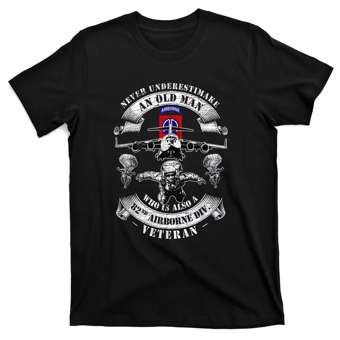 Veteran Day 82nd Airborne Division Paratrooper Fort Bragg Gift T-Shirt