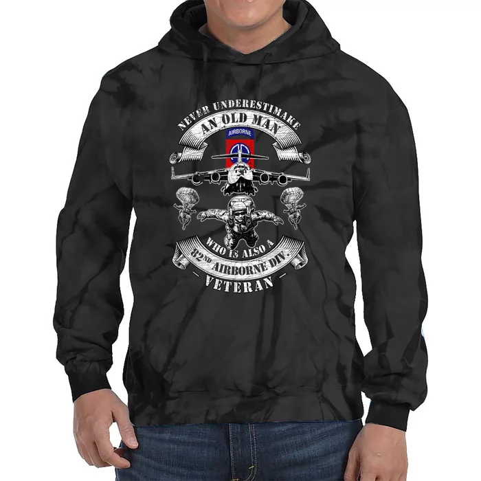 Veteran Day 82nd Airborne Division Paratrooper Fort Bragg Gift Tie Dye Hoodie