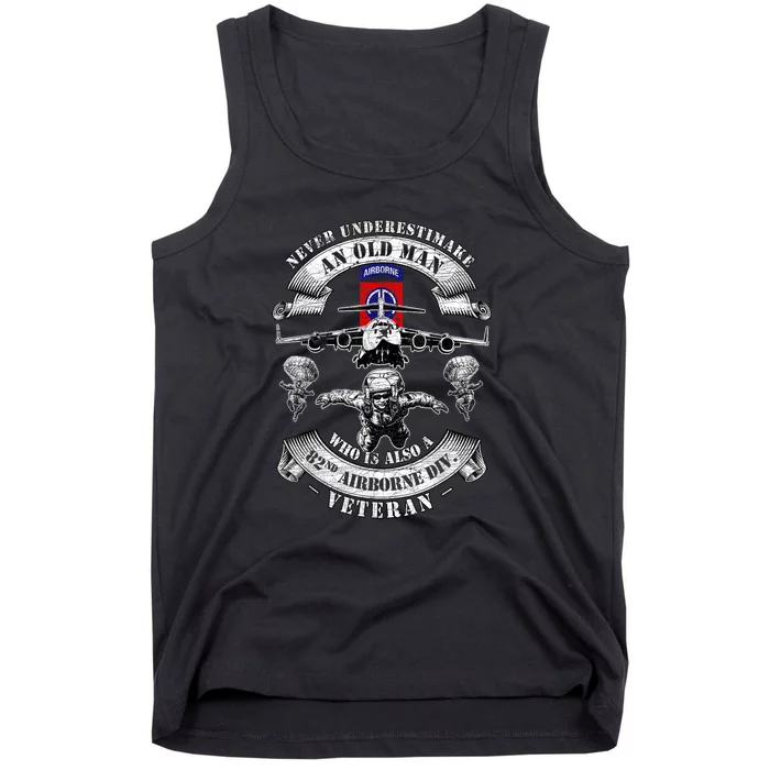 Veteran Day 82nd Airborne Division Paratrooper Fort Bragg Gift Tank Top