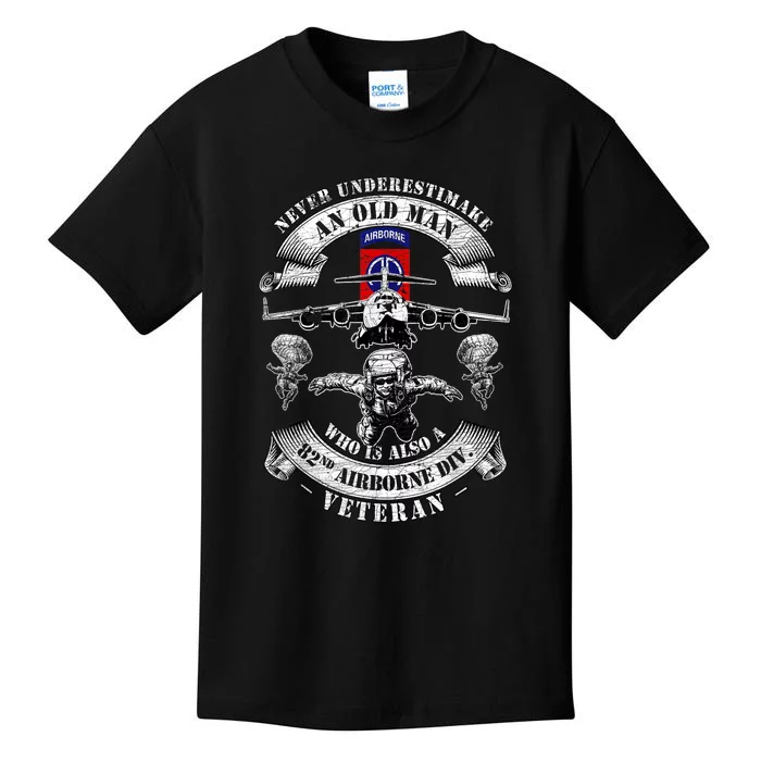 Veteran Day 82nd Airborne Division Paratrooper Fort Bragg Gift Kids T-Shirt