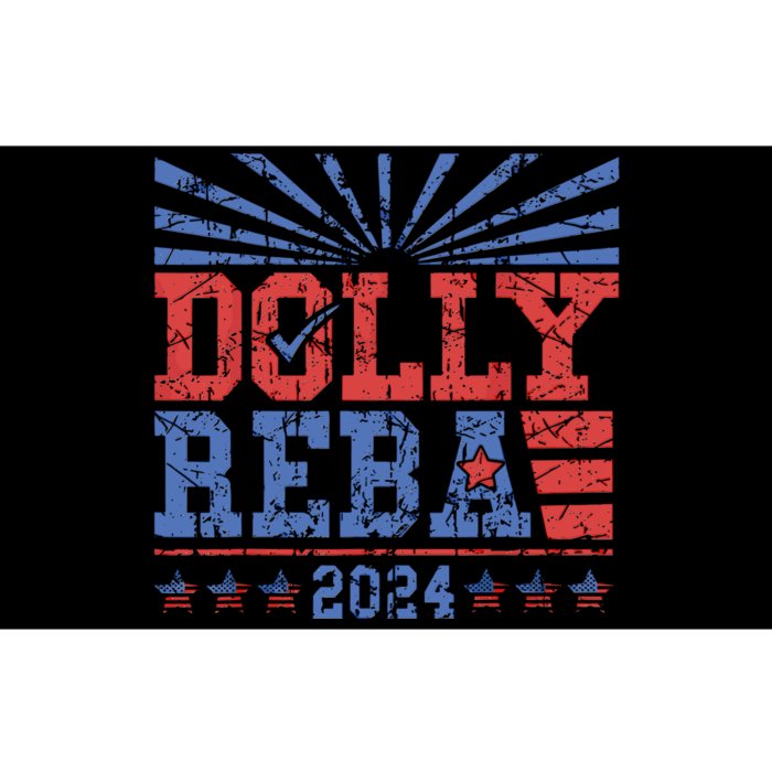 Vintage Dolly And Reba 2024 Make America Fancy Again Bumper Sticker