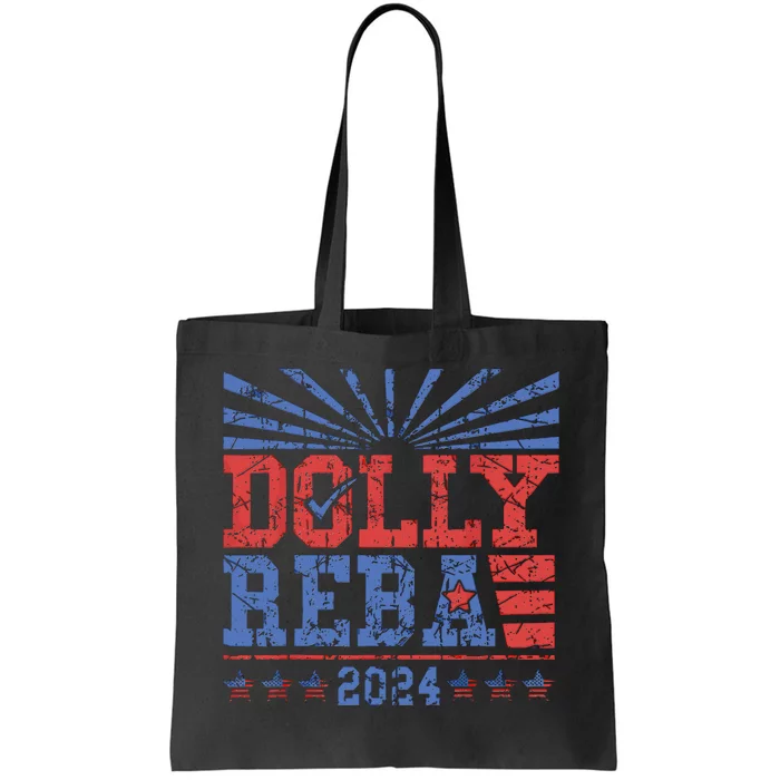 Vintage Dolly And Reba 2024 Make America Fancy Again Tote Bag