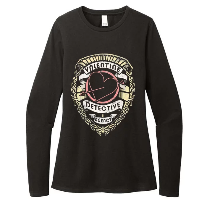 Valentine Detective Agency Womens CVC Long Sleeve Shirt