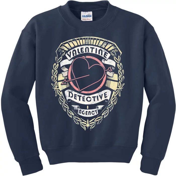 Valentine Detective Agency Kids Sweatshirt