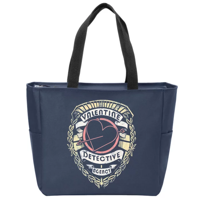 Valentine Detective Agency Zip Tote Bag