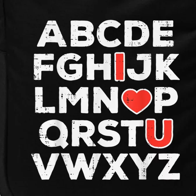 Valentines Day Alphabet ABC I Love You Teacher Impact Tech Backpack