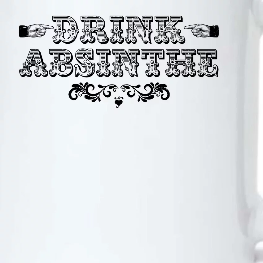 Vintage Drink Absinthe Black Color Changing Mug