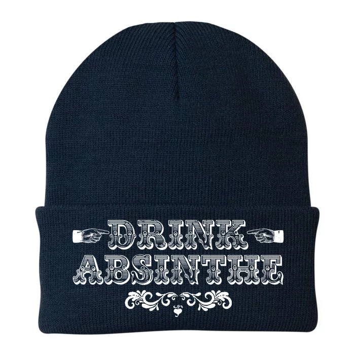 Vintage Drink Absinthe Knit Cap Winter Beanie