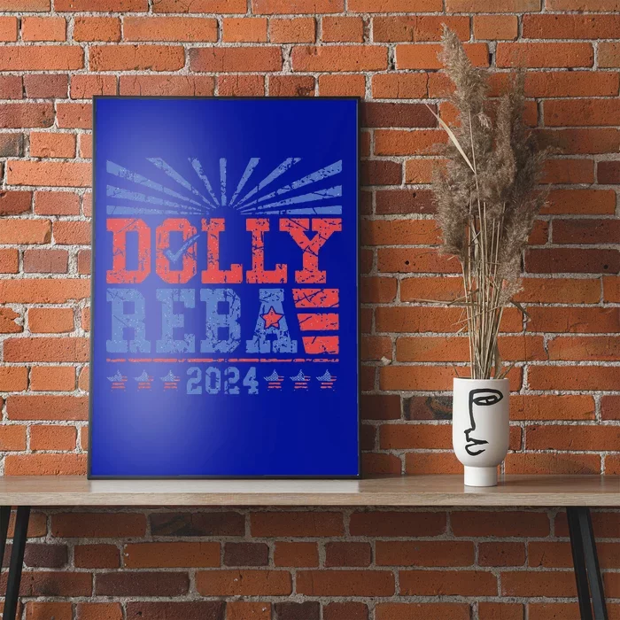 Vintage Dolly And Reba 2024 Make America Fancy Again Poster