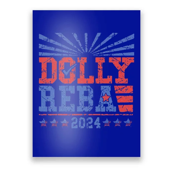 Vintage Dolly And Reba 2024 Make America Fancy Again Poster