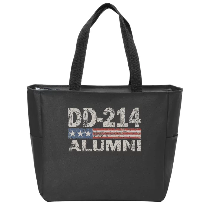 Vintage Dd214 Alumni Zip Tote Bag