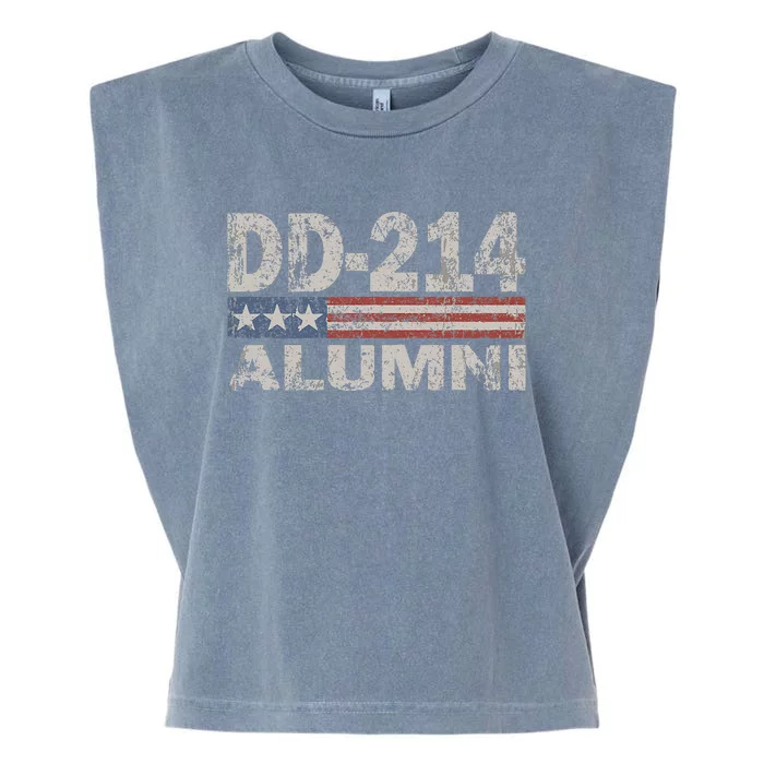 Vintage Dd214 Alumni Garment-Dyed Women's Muscle Tee