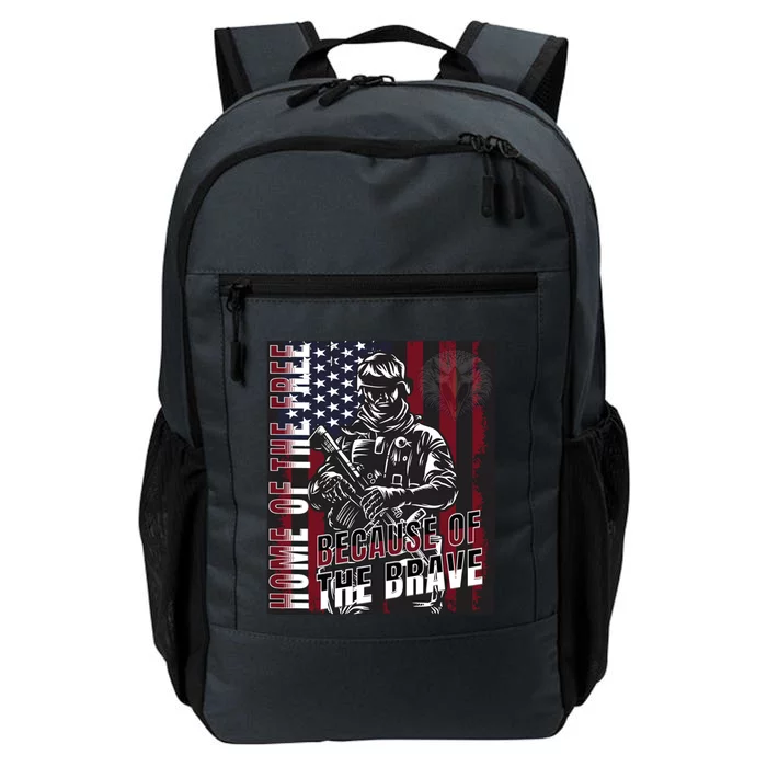 Veterans Day American Flag Proud Brave Pride Military Honor Gift Daily Commute Backpack