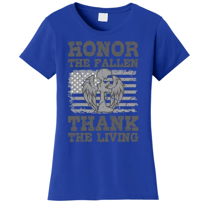 Veterans Day American Military Honor The Fallen Us Soldier Funny Gift Women's T-Shirt