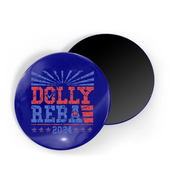 Vintage Dolly And Reba 2024 Make America Fancy Again Magnet