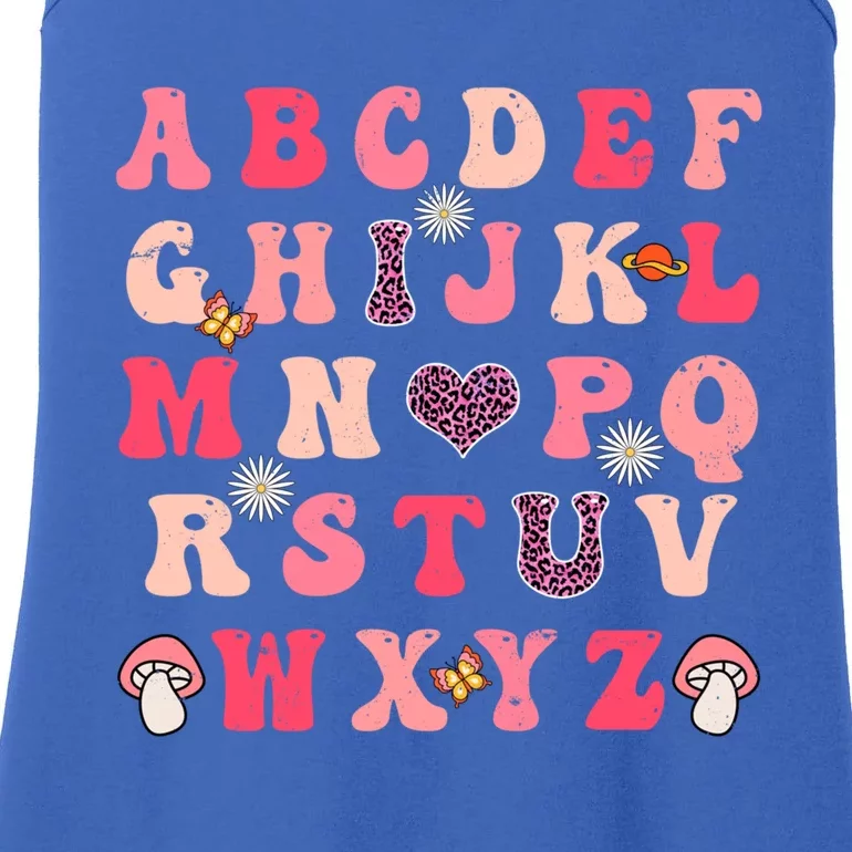 Valentines Day Abcd I Love You Alphabet Funny Valentine Gift Ladies Essential Tank