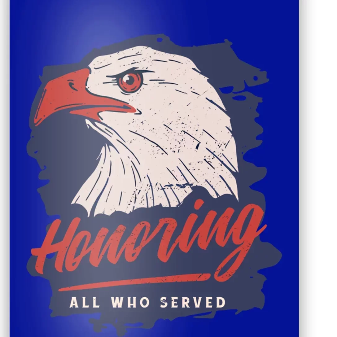 Veterans Day America Military Eagle Honor Soldier Gift Poster