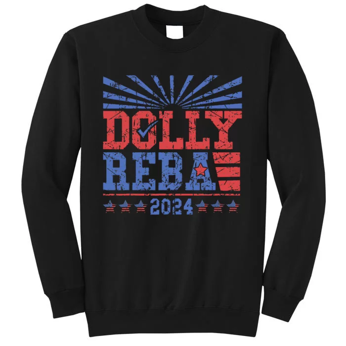 Vintage Dolly And Reba 2024 Make America Fancy Again Tall Sweatshirt