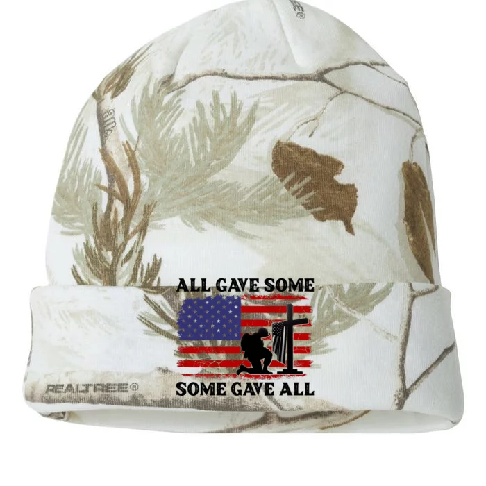 Veterans Day All Gave Some Some Gave All Memorial Day Kati - 12in Camo Beanie