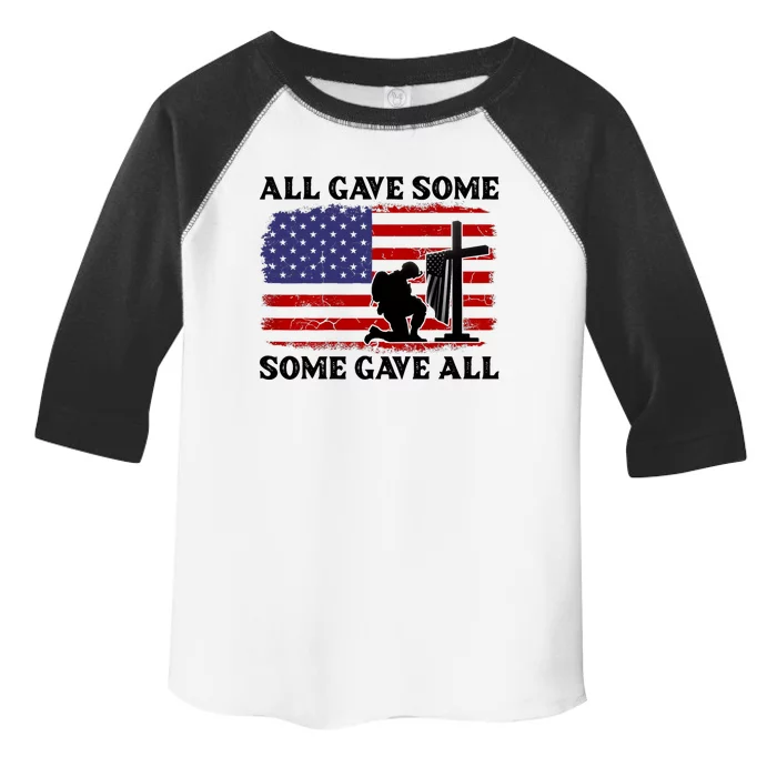 Veterans Day All Gave Some Some Gave All Memorial Day Toddler Fine Jersey T-Shirt