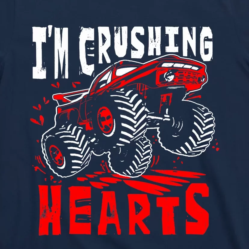 Valentines Day Big Truck Off Road Racing T-Shirt