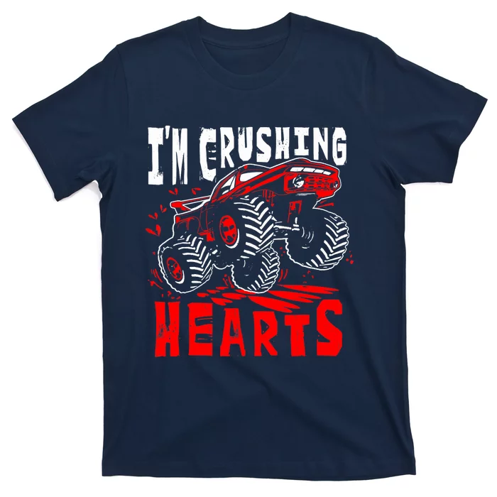 Valentines Day Big Truck Off Road Racing T-Shirt