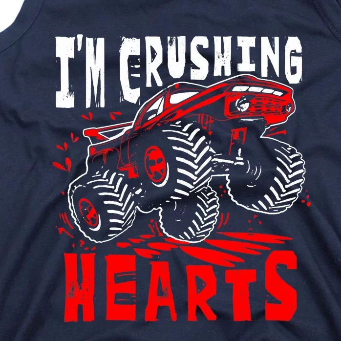 Valentines Day Big Truck Off Road Racing Tank Top