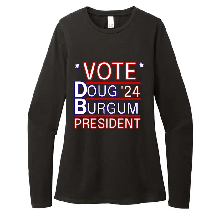 Vote Doug Burgum 2024 Doug Burgum For Presidential Election Womens CVC Long Sleeve Shirt