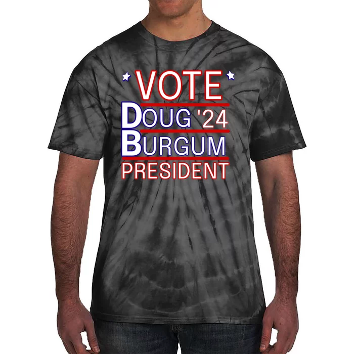 Vote Doug Burgum 2024 Doug Burgum For Presidential Election Tie-Dye T-Shirt