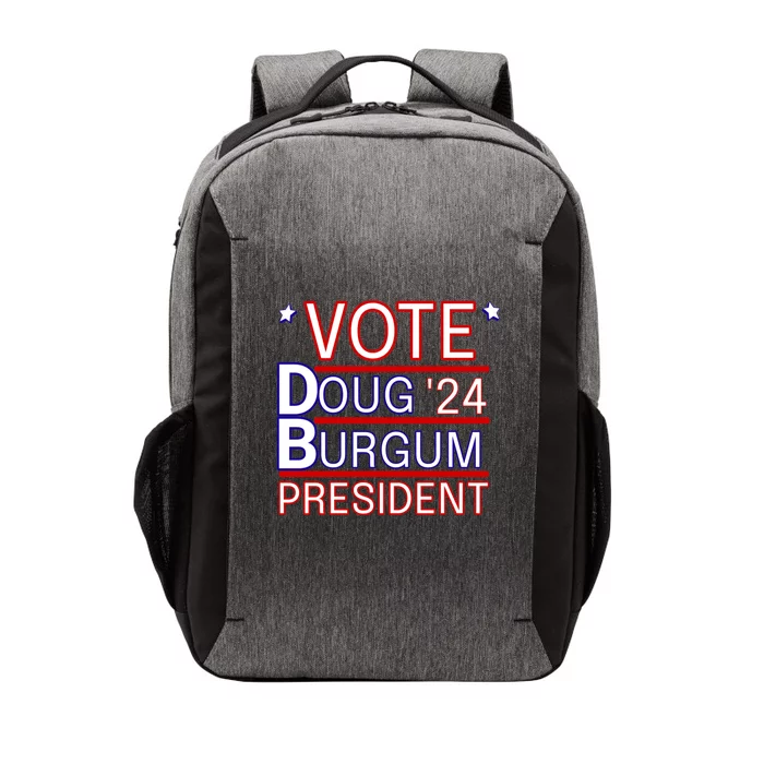 Vote Doug Burgum 2024 Doug Burgum For Presidential Election Vector Backpack