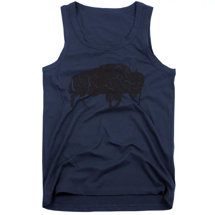 Vintage Distressed Bison Tank Top