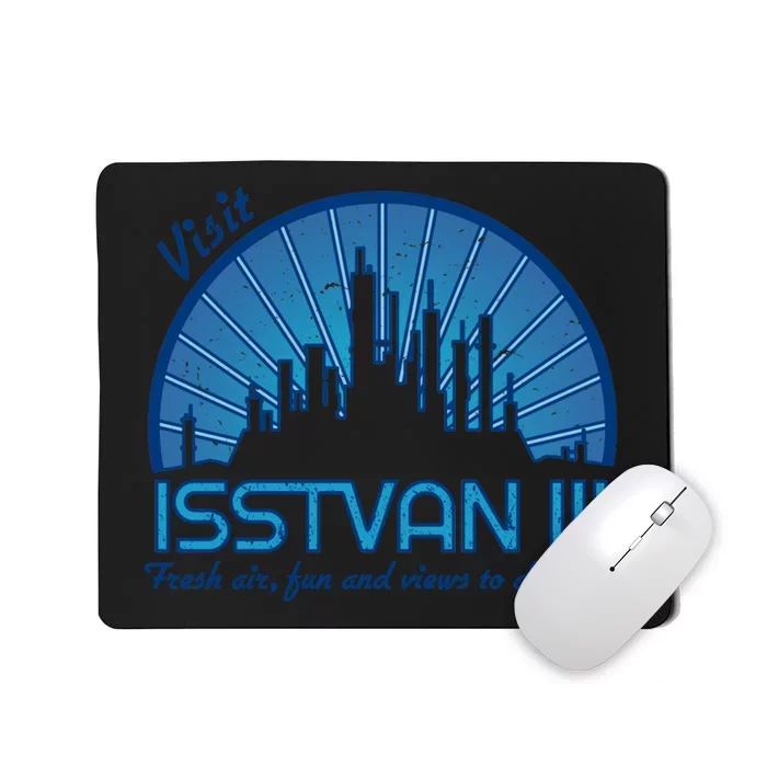 Visit (Dark Blue) Mousepad