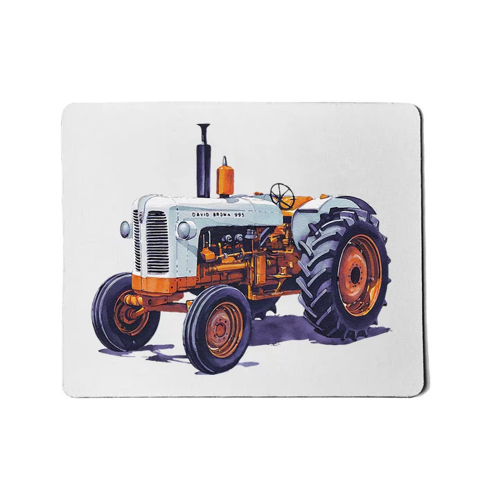 Vintage David Brown Utility Tractor 995 Farming Mousepad