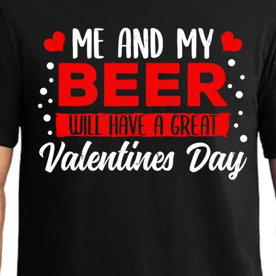 Valentines Day Beer Lover Er Brewer Alcohol Funny Gift Pajama Set