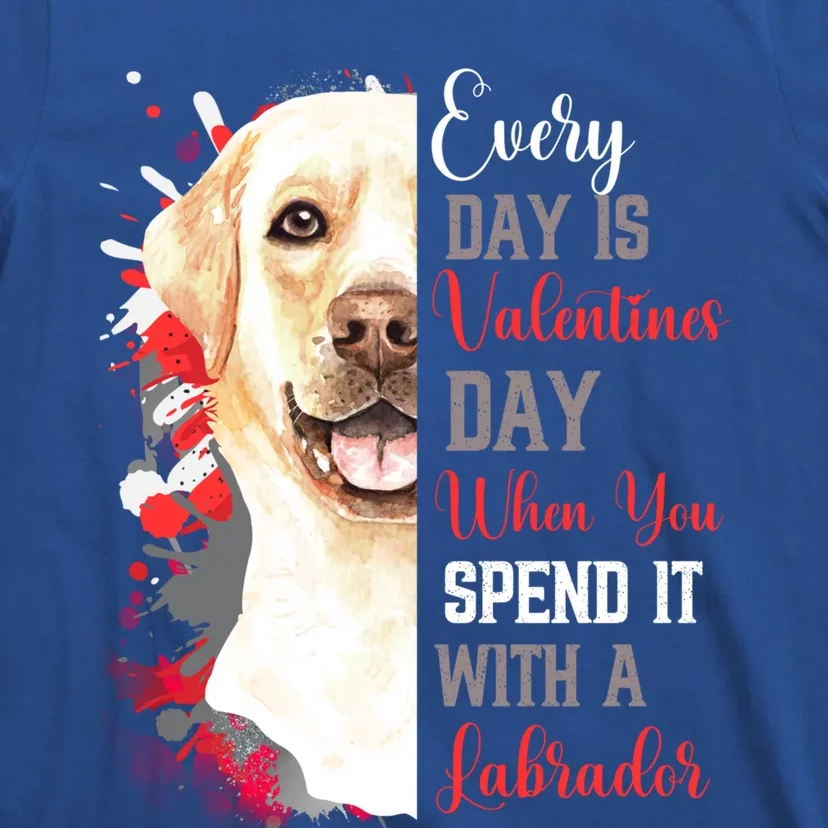 Valentines Day Blonde Labrador Mom Mother Doggy Mum Mummy Meaningful Gift T-Shirt