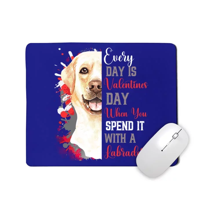 Valentines Day Blonde Labrador Mom Mother Doggy Mum Mummy Meaningful Gift Mousepad