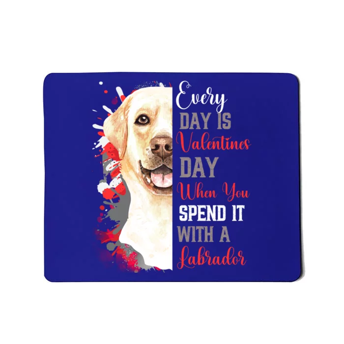 Valentines Day Blonde Labrador Mom Mother Doggy Mum Mummy Meaningful Gift Mousepad